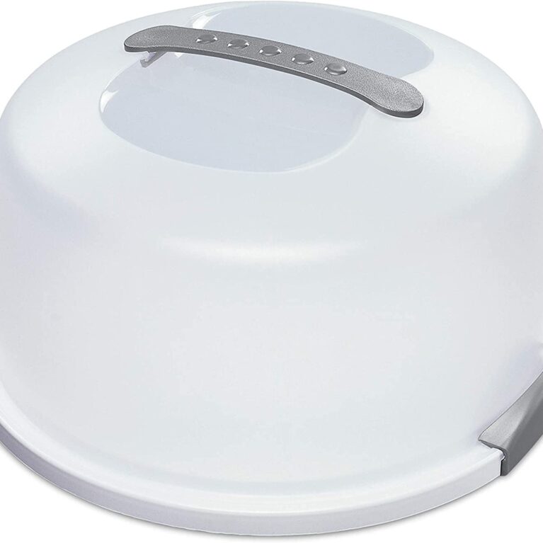 Sterilite 2008004 Cake Server, White (CLEAR, 2)