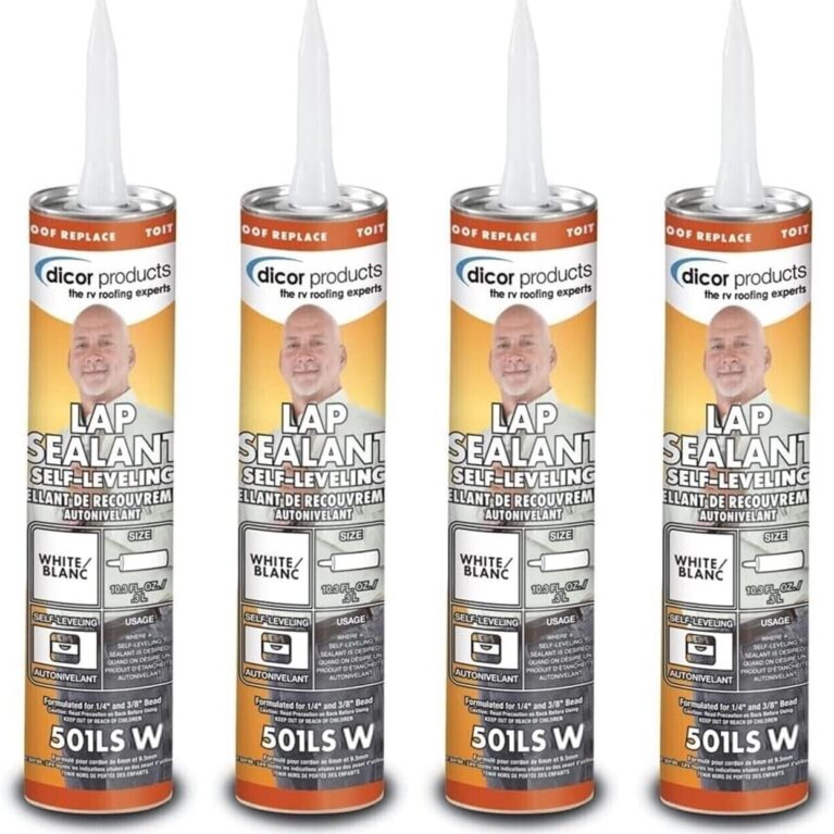 Dicor 501LSW-1 Self-Leveling Lap Sealant, 4 Pack