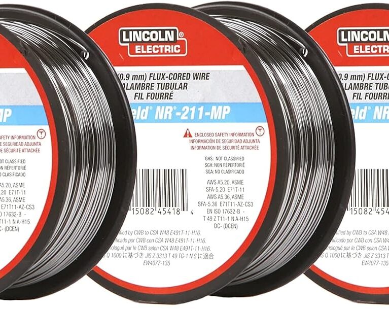 Lincoln Electric MIG Welding Wire, NR-211-MP, .035, Spool, Model: ED030584 (Pack of 3)