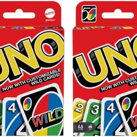 Mattel 4347154784 Uno Card Game 2 Pack, Red