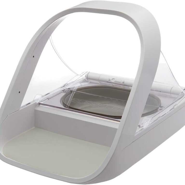Sure Petcare -SureFlap - SureFeed - Microchip Pet Feeder - Selective-Automatic Pet Feeder Makes Meal Times Stress-Free, Suitable for Both Wet and Dry Food - MPF001